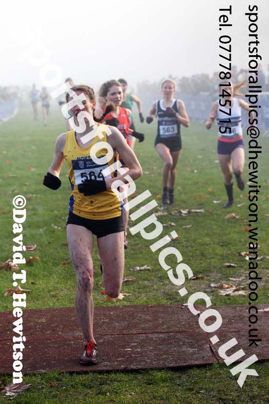 Womens under-17s and Juniors, European Cross Country Trials, Sefton Park, Liverpool. Photo: David T. Hewitson/Sports for All Pics